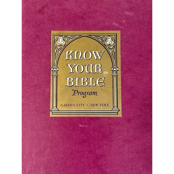 Vintage 1962 Know Your Bible Program Lot Of 16 Books Nelson Doubleday Inc. - Picture 2 of 12